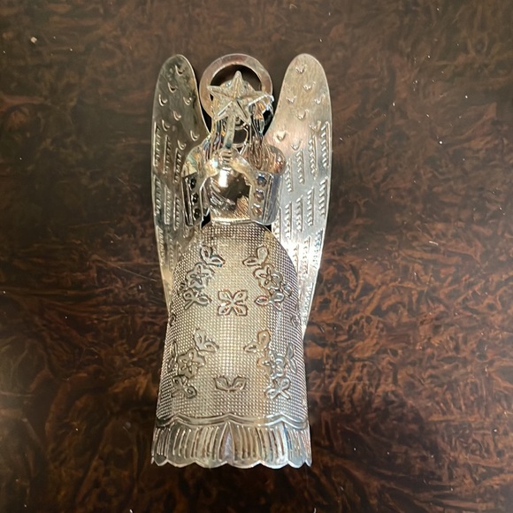 Set of 4 Vintage Silver Plated Angel Ornaments - Picture 5 of 12